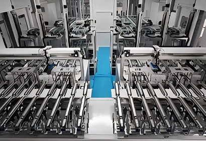 湿法自动化高低料设备